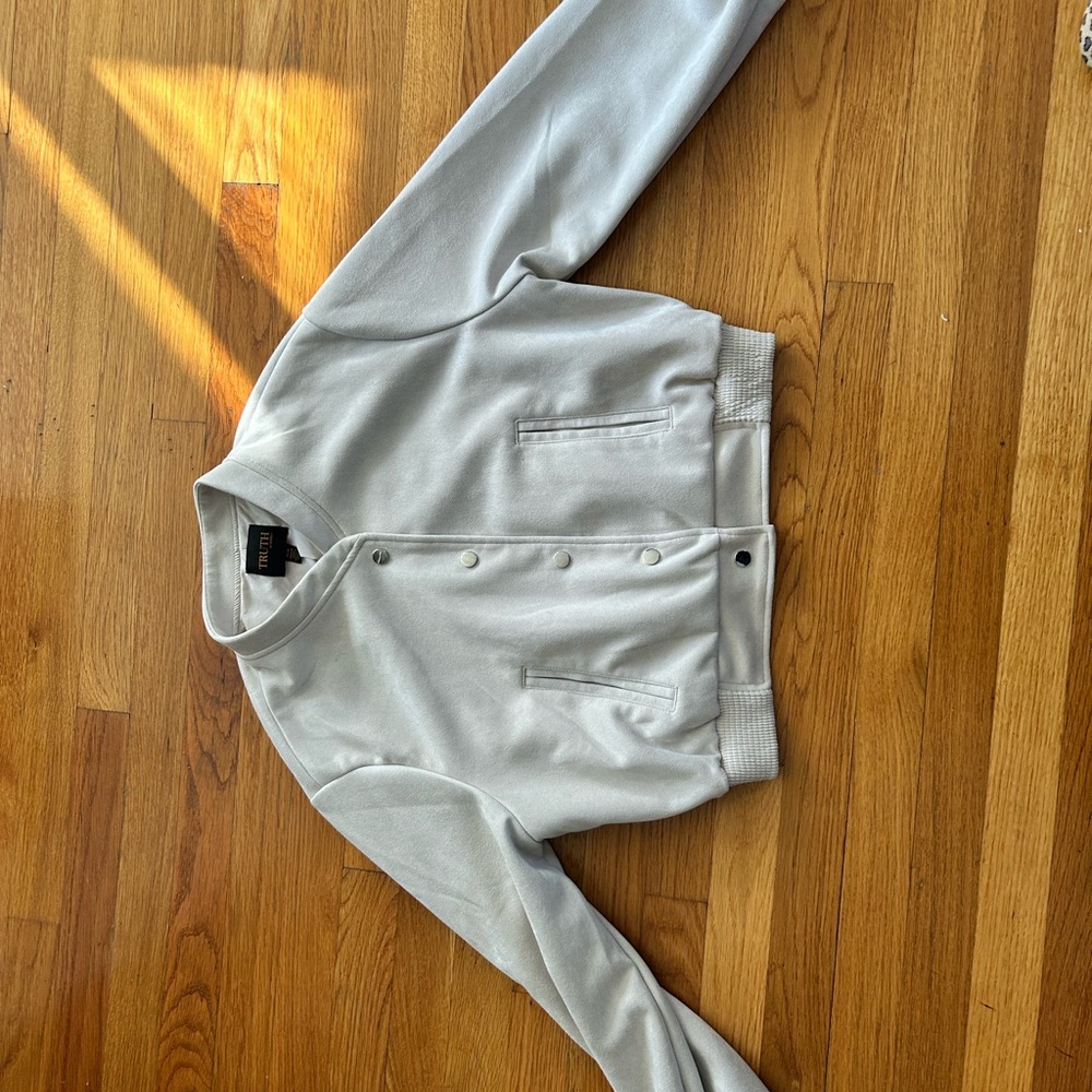 Truth Women's White Bomber Jacket